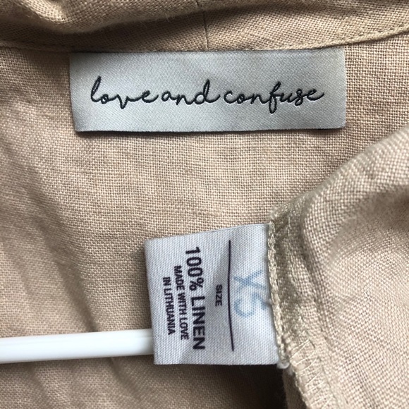 Love and Confuse Rosemary Jacket - 100% linen - Picture 4 of 4
